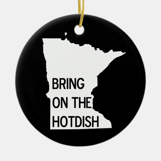 Hoch über die Bucht von Minnesota Keramik Ornament (Vorne)