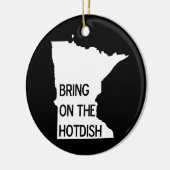 Hoch über die Bucht von Minnesota Keramik Ornament (Links)