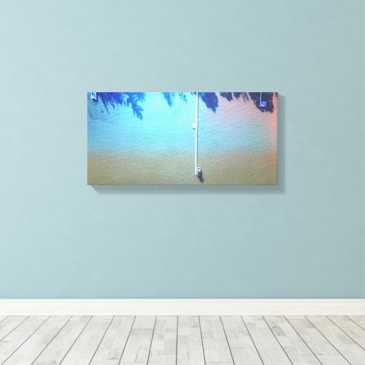 Hoch über Higgins Leinwanddruck (Insitu (Holzboden))