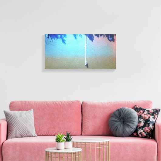 Hoch über Higgins Leinwanddruck (Insitu (Wohnzimmer))