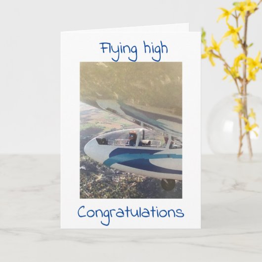 HOCH UND GENIESSEN ***NEUER PILOT*** KARTE (Gelbe Blume)