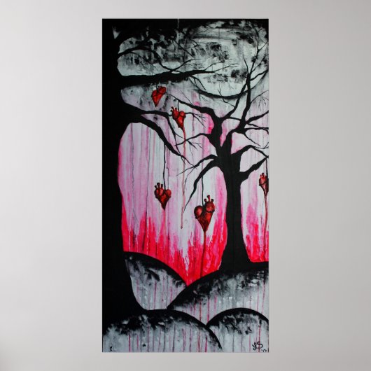 Hoch und trocken Herzschlösser Originelles Poster (Vorne)