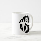 Hoch wie ein Drachen Kaffeetasse (VorderseiteRechts)