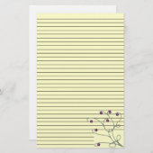 Hoch wirbelnd, stationär, gespannt briefpapier (Vorne/Hinten)