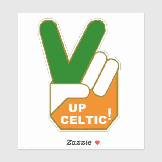 HOCH ZELLTISCH! AUFKLEBER (Blatt)