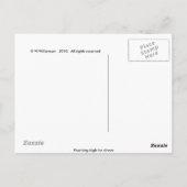 Hoch zum Abendessen Postkarte (Rückseite)