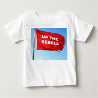 Hoch zum Rebels-Thema Baby T - Shirt