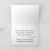 Hochachtungsvoll Military Service Karte (Innenseite)