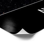 Hochauflösende Astronomie Andromeda Galaxy M31 Poster (Ecke)