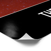 Hochauflösende Astronomie Die Pleiaden in Infrarot Poster (Ecke)