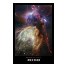 Hochauflösende Astronomie Rho Ophiuchi Poster