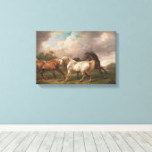 Hochauflösende Bilder moderner Kunst Leinwanddruck (Insitu (Holzboden))