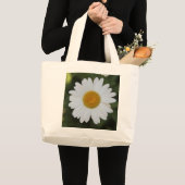 Hochauflösende Fotografie von Daisy auf Bag Jumbo Stoffbeutel (Vorderseite (Produkt))