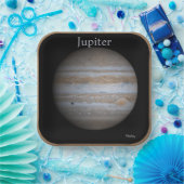 Hochauflösende Globe des Jupiters Pappteller (Party)