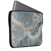 Hochauflösende Marmorstruktur, Naturstein. Laptopschutzhülle (Vorne Rechts)