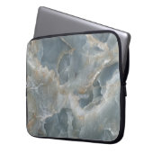 Hochauflösende Marmorstruktur, Naturstein. Laptopschutzhülle (Vorderseite Links)