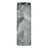 Hochauflösende Marmorstruktur, Naturstein. Thermosbecher (Rückseite)
