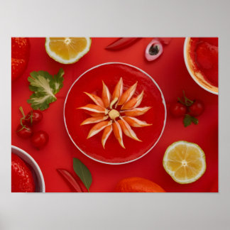 Hochauflösender 8K DSLR-Shot von verschiedenen Red Poster