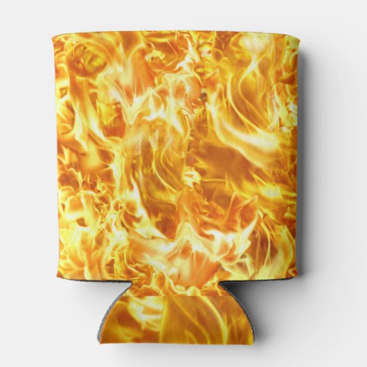 Hochauflösendes Flammenlicht: nahtlose Textur. Dosenkühler (Rückseite)