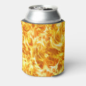 Hochauflösendes Flammenlicht: nahtlose Textur. Dosenkühler (Kanne Rückseite)