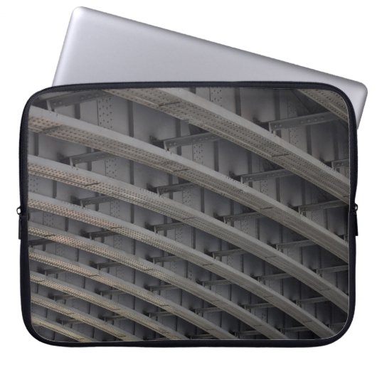 Hochauflösendes Gebäude Laptopschutzhülle (Vorderseite)