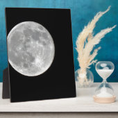 Hochauflösendes Vollmond-Foto Fotoplatte (Seite)