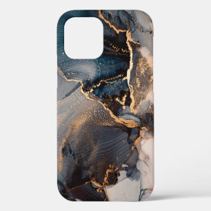 Hochauflösung. Luxuriöse abstrakte Fluid Art Maler iPhone 12 Hülle