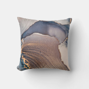 Hochauflösung. Luxuriöse abstrakte Fluid Art Maler Kissen