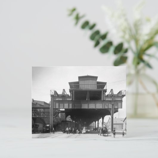 Hochbahn, Philadelphia, PA, 1910 Postkarte (Stehend Vorderseite)