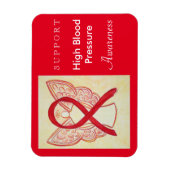 Hochblutdruckbewusstsein Ribbon Angel Magnet (Vertikal)