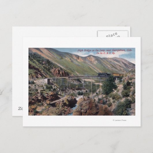 Hochbrücke auf der Loop Postkarte (Vorne/Hinten)