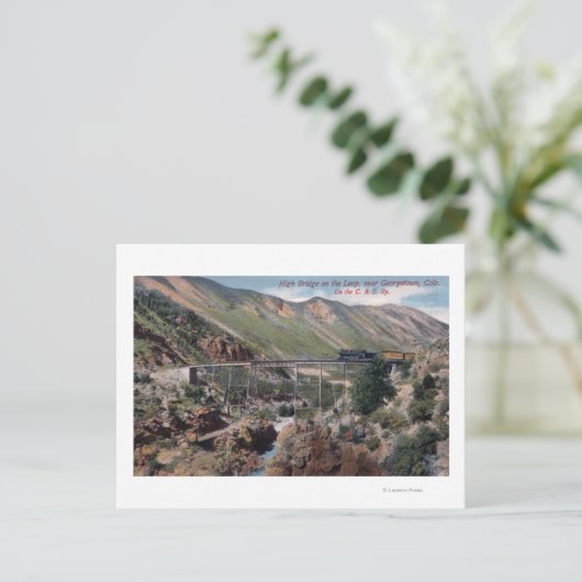 Hochbrücke auf der Loop Postkarte (Stehend Vorderseite)
