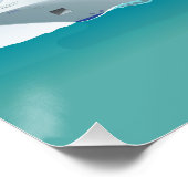 Hochdetailliertes Kreuzfahrtschiff Poster (Ecke)