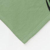 Hochdetailliertes Pfauenfedermuster Fleecedecke (Ecke)