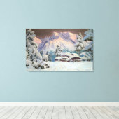 Hocheisgruppe, Österreich Leinwanddruck (Insitu (Holzboden))