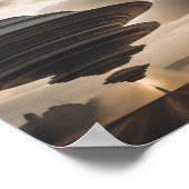 Hochenergie-UFO Poster (Ecke)