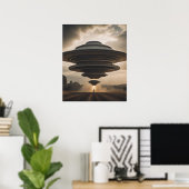 Hochenergie-UFO Poster (Heimbüro)