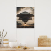 Hochenergie-UFO Poster (Küche)