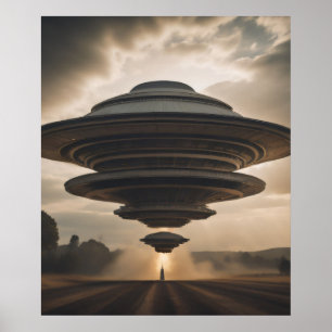 Hochenergie-UFO Poster