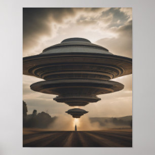 Hochenergie-UFO Poster