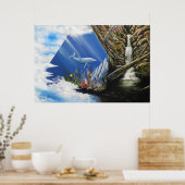 Hochenergietechnik für Ölgemälde Poster (Küche)