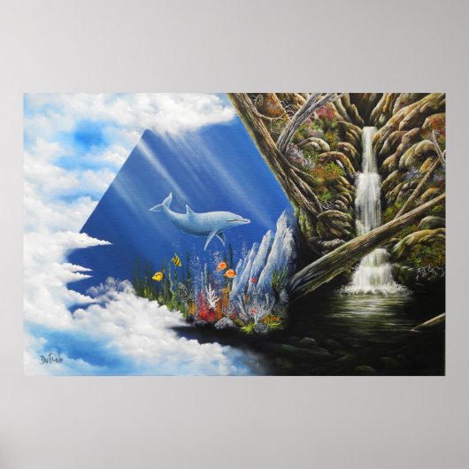 Hochenergietechnik für Ölgemälde Poster (Vorne)