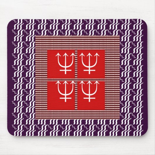 Hochenergiethunderbolt-Trident-Schutz Mousepad (Vorne)