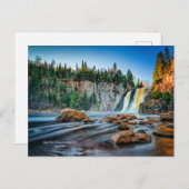 Hochfälle, Tettegouche Park, Minnesota Postkarte (Vorne/Hinten)