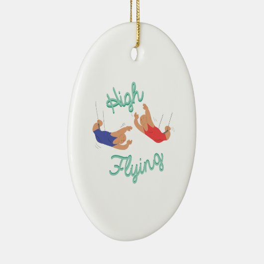 Hochfliegend Keramik Ornament (Rechts)