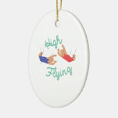 Hochfliegend Keramik Ornament (Links)