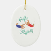 Hochfliegend Keramik Ornament (Vorne)