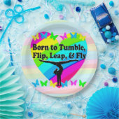 HOCHFLIEGENDE GYMNASTIK-QUEEN PAPPTELLER (Party)