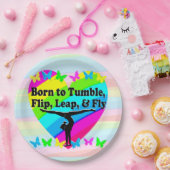 HOCHFLIEGENDE GYMNASTIK-QUEEN PAPPTELLER (Party)