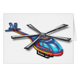 Hochfliegender Hubschrauber